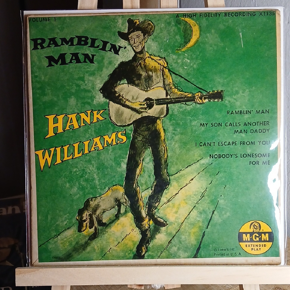 Hank Williams, Ramblin' Man, 7", 45 RPM, EP